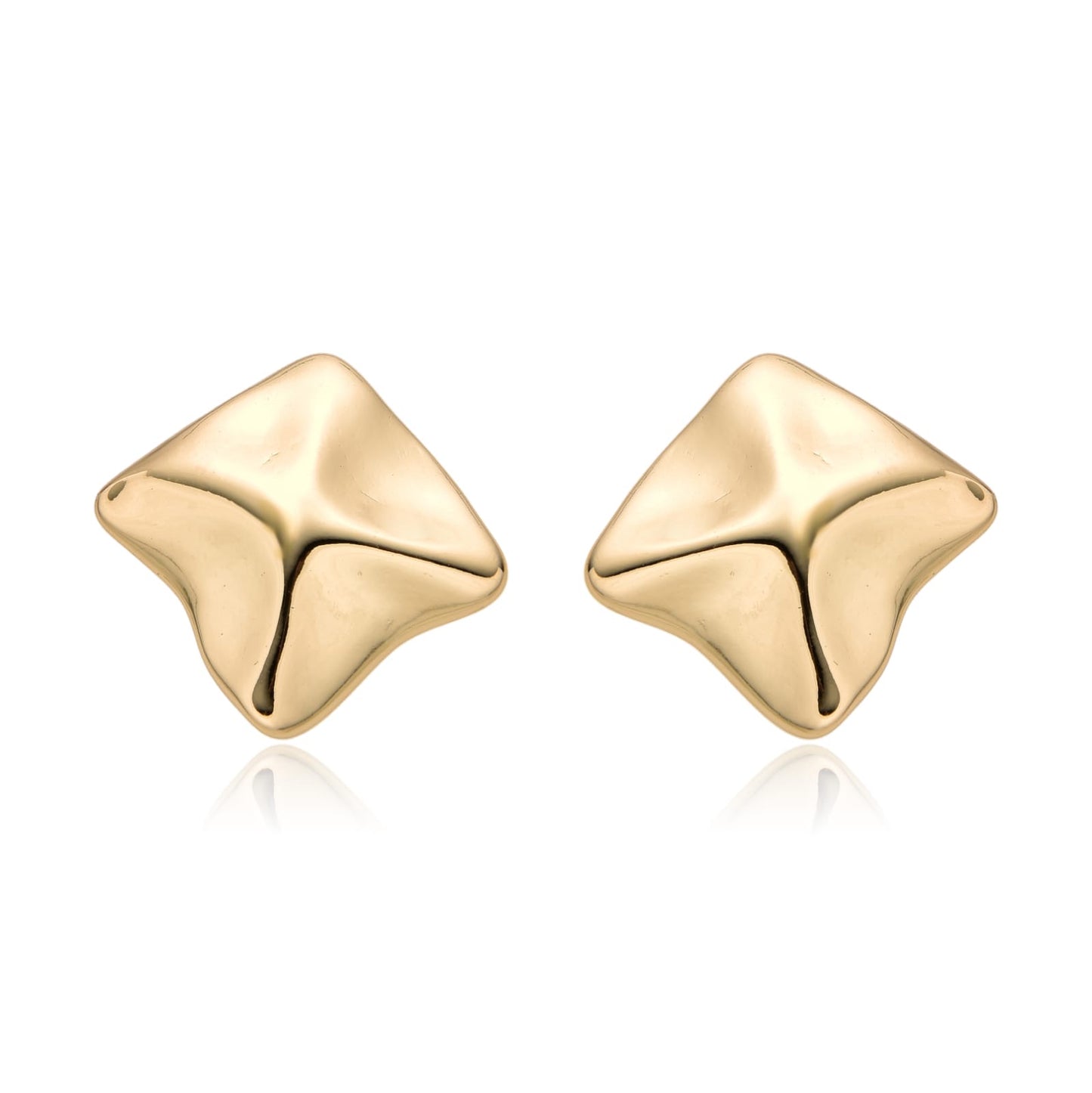 Aretes Prisma Dorado