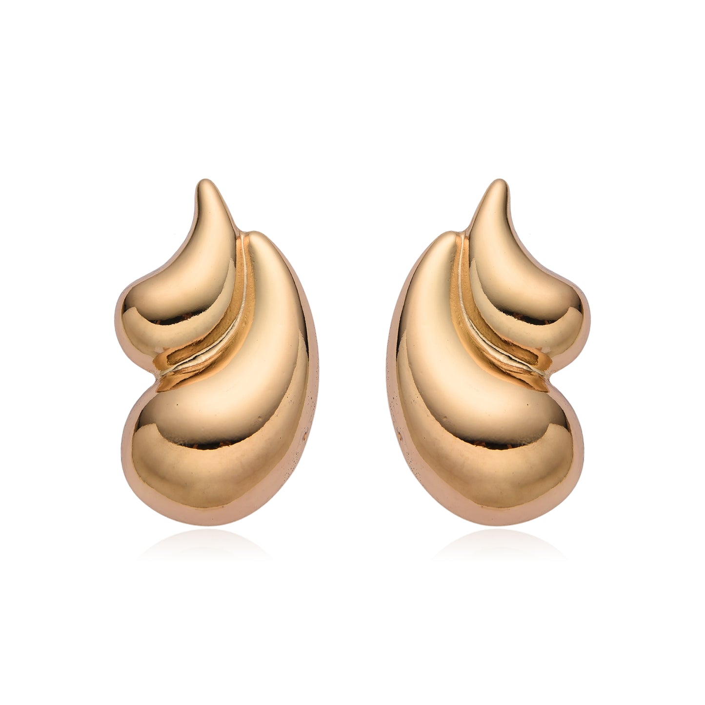 Aretes Ola dorada