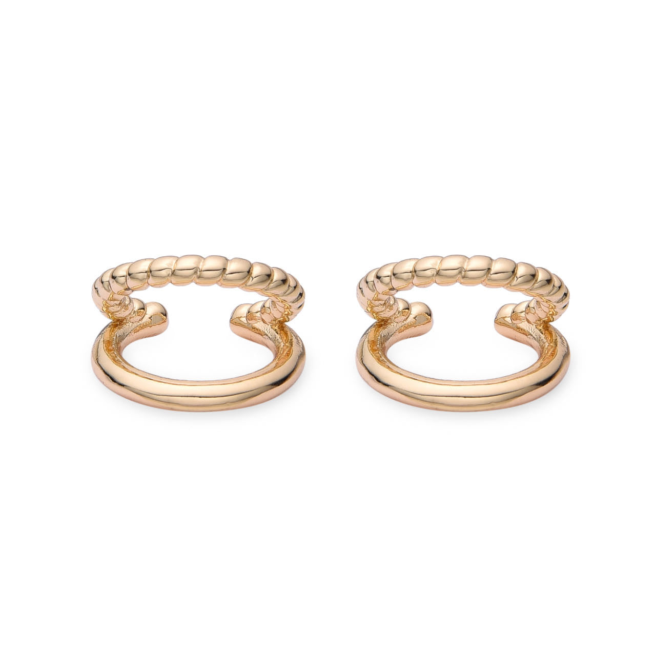 Ear Cuff Trenzado Dorado