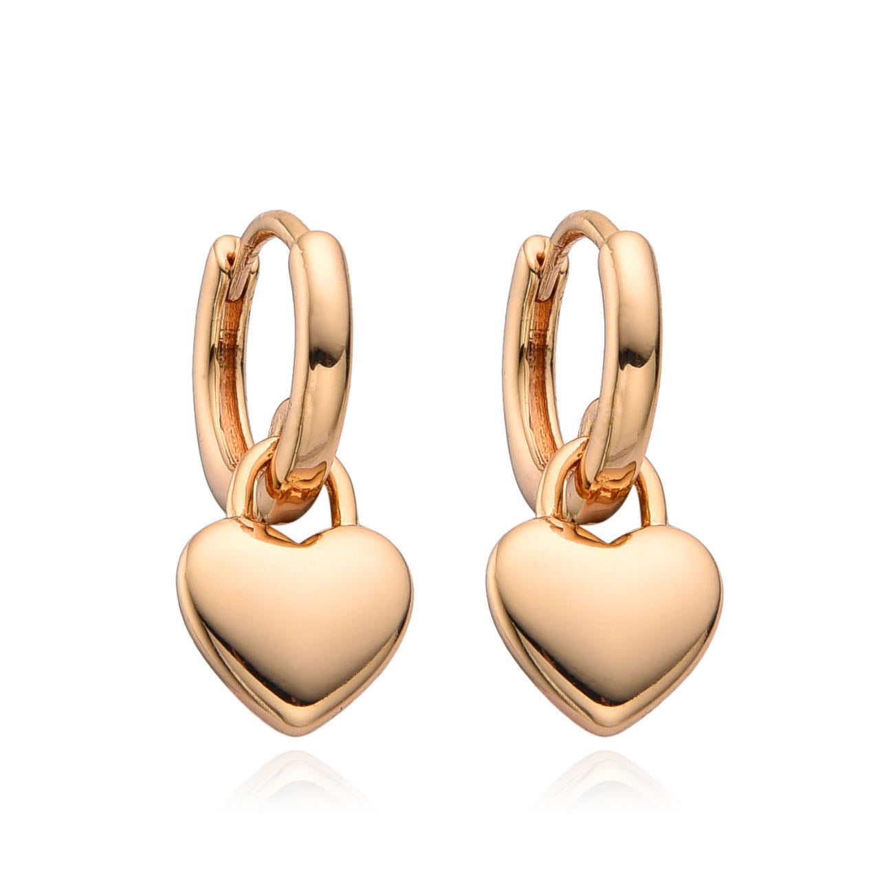 Aritos Corazón Dorado