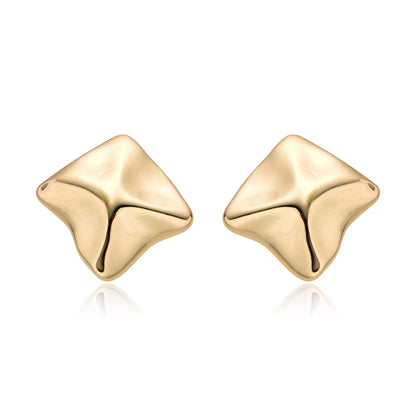 Aretes Prisma Dorado