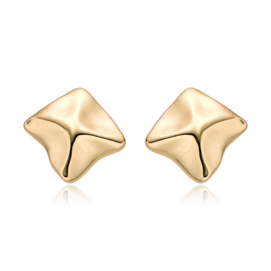 Aretes Prisma Dorado