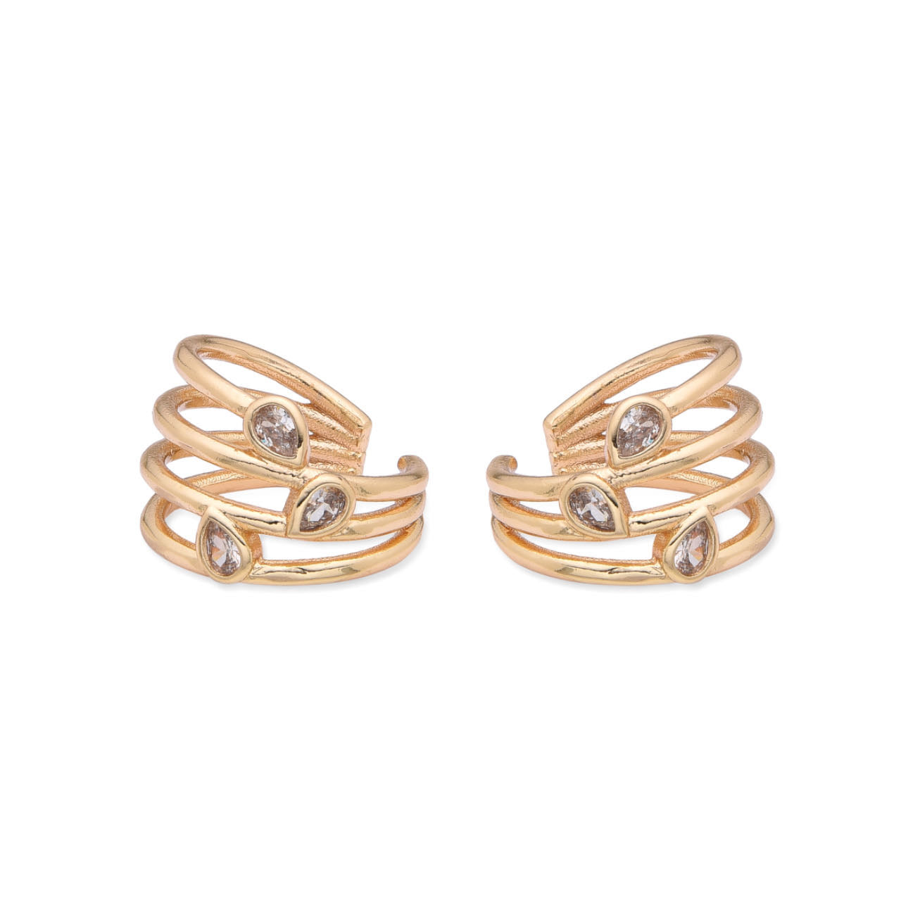 Ear Cuff Golden Serpent