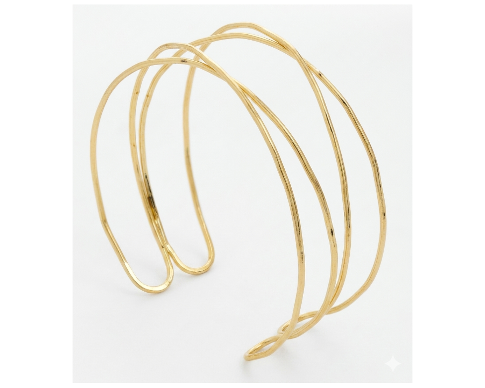 Brazalete Brazo Ajustable · Multi-Aro Entrelazado