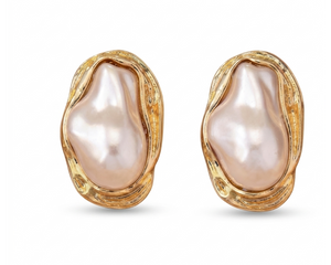 Aretes · Perla Barroca Realeza