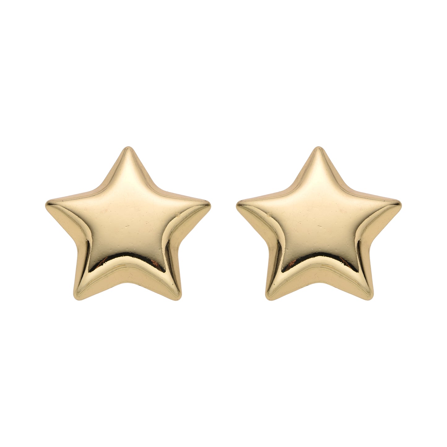 Aretes estrella dorada