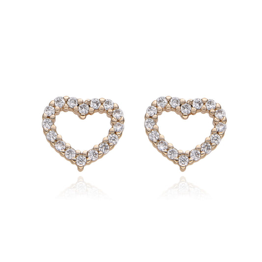 Aretes Corazón de Luz Eterna
