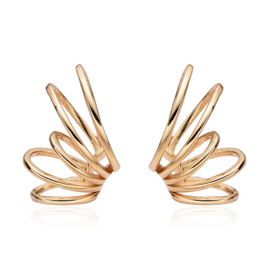 Ear cuff Ola dorada