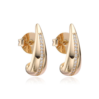 Aretes Gota de Luz · Pavé & Curva