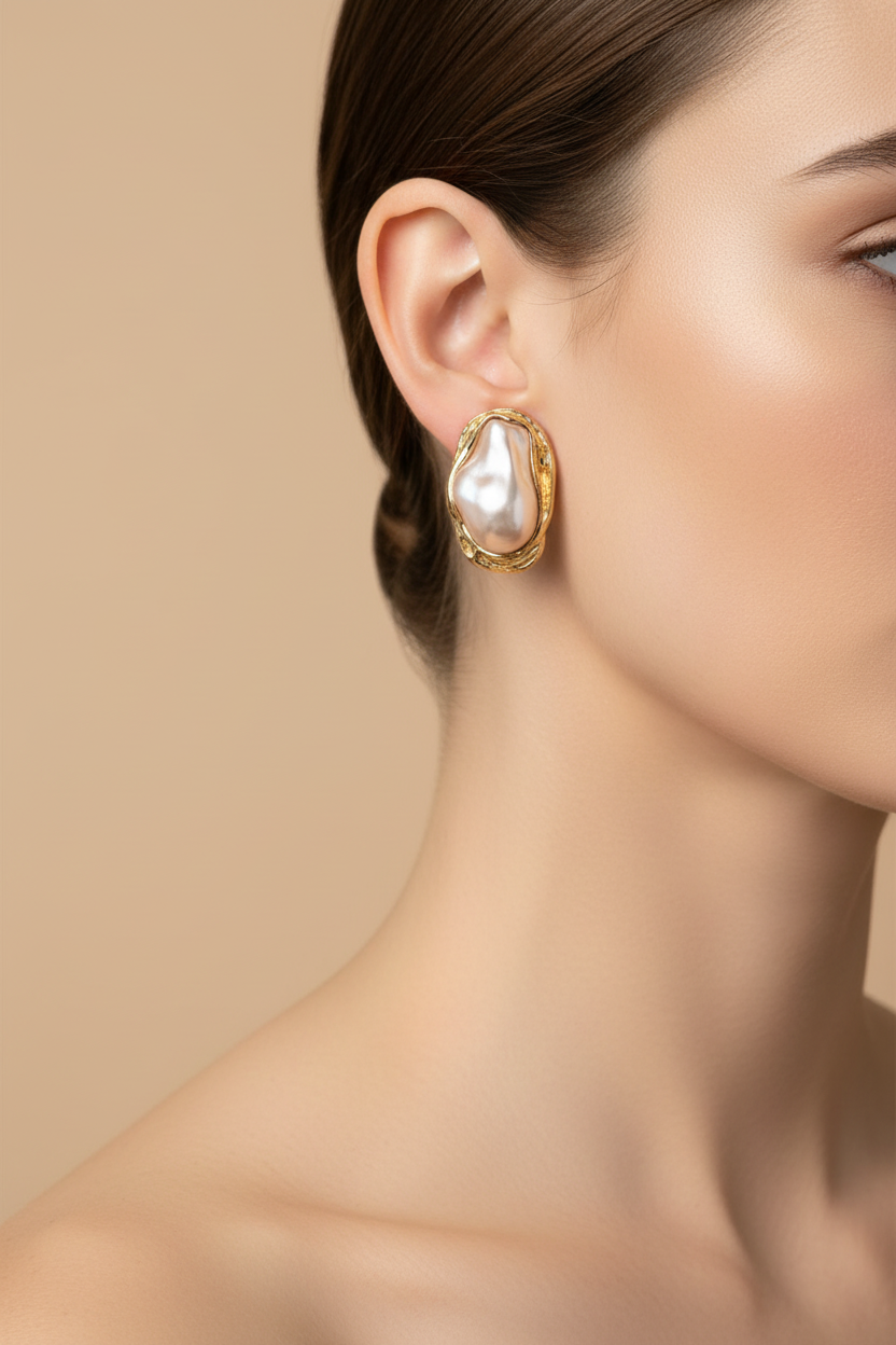 Aretes Perla · Modelo