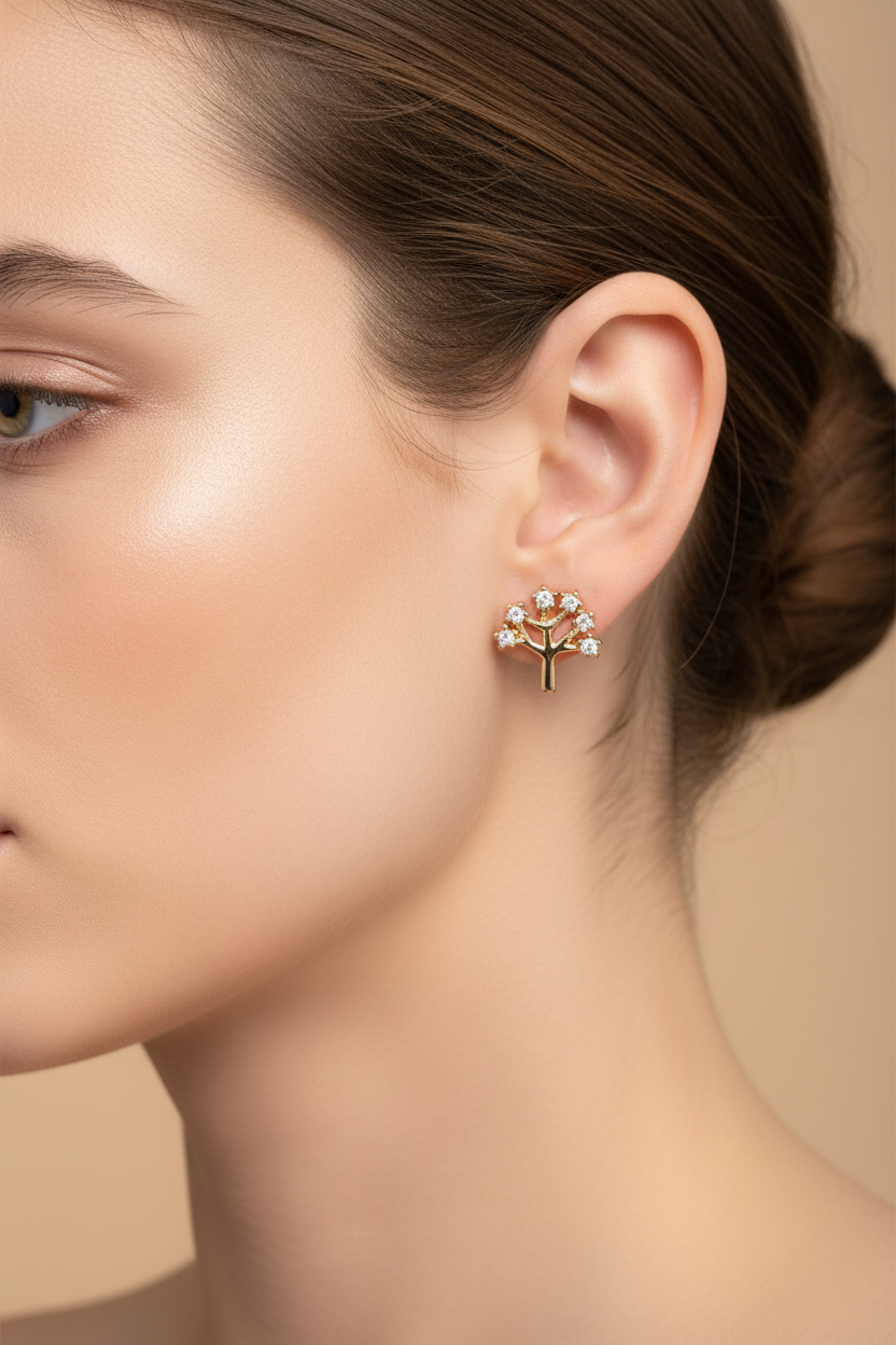 LEIPA-25 · Aretes Árbol de Vida · Modelo