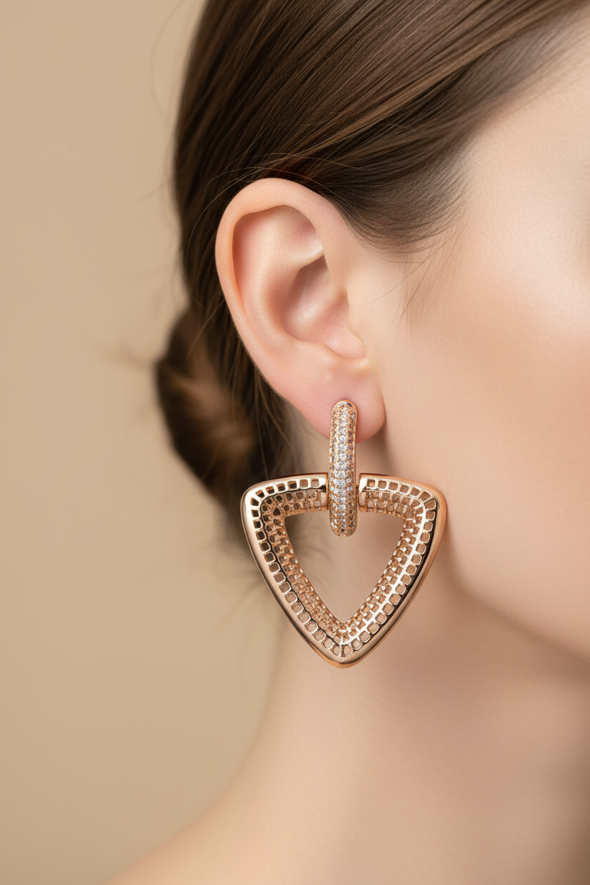 LEIPA-158 · Aretes Triangulares Malla Pavé · Modelo