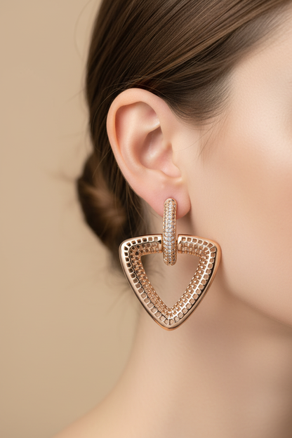 LEIPA-158 · Aretes Triangulares Malla Pavé · Modelo