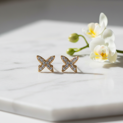 LEIPA-24 · Aretes Mariposa Encanto Zirconias · Ambiente