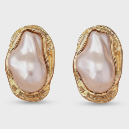 Aretes · Perla Barroca Realeza